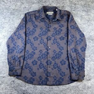 Tommy Bahama Shirt Men's Large Multicolor Island Modern Fit Floral Long Sleeve